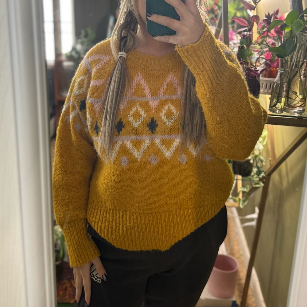 A New Day Yellow/Gold Sweater
